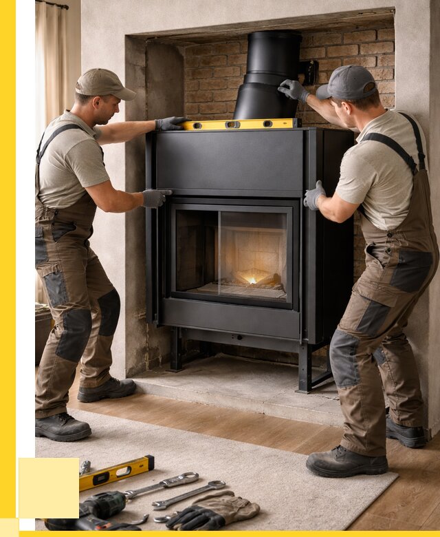 Установка каминных топок в Омске под ключ от 18664 р. | ЭриданОмс