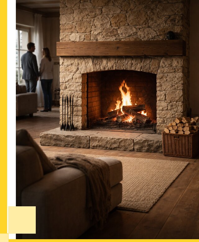 Открытые камины под ключ в Омске от 155535 р. ЭриданОмс