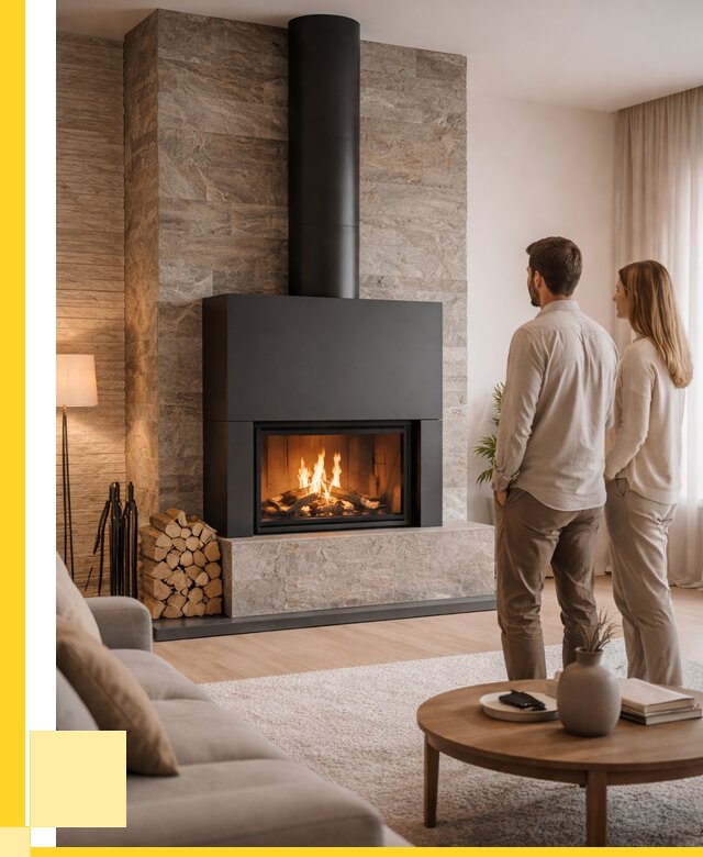 Закрытые камины под ключ в Омске от 124428 р., ЭриданОмс