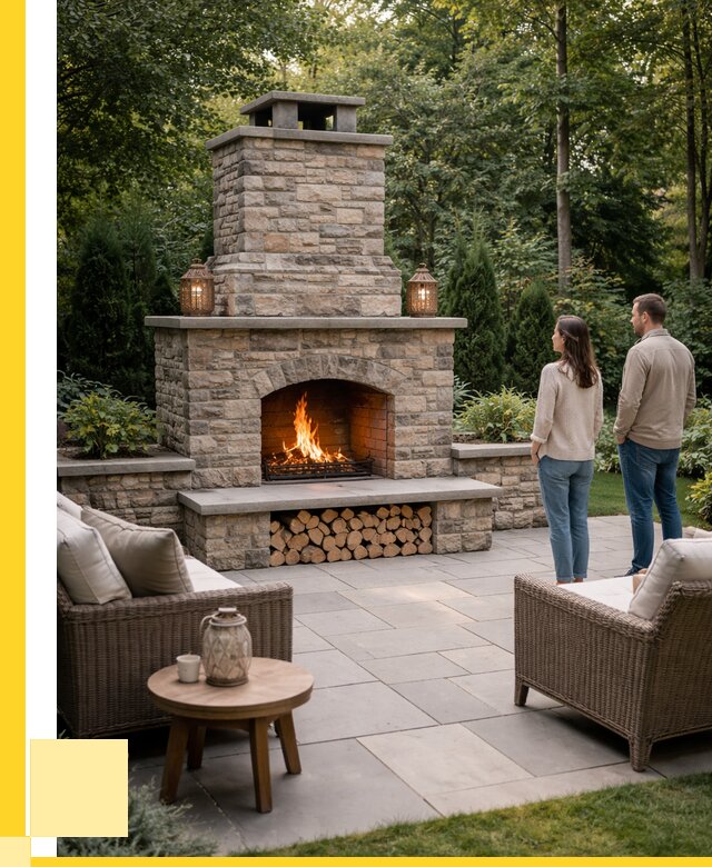 Уличные камины из кирпича в Омске от 155535 р. | ЭриданОмс