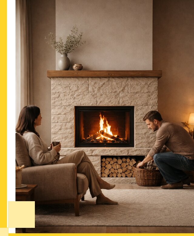 Камины для дома в Омске под ключ от 155535 р. | ЭриданОмс