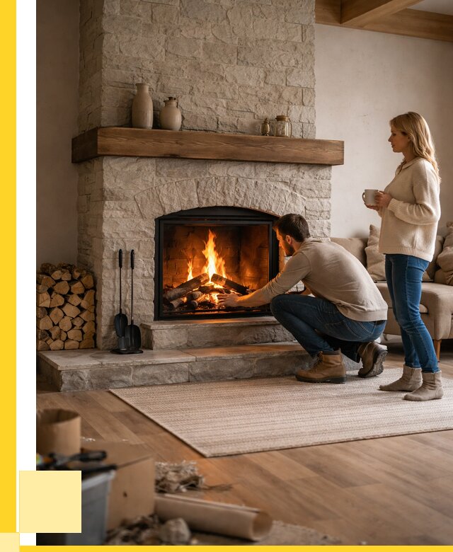 Камины для загородного дома в Омске от 362915 р., ЭриданОмс