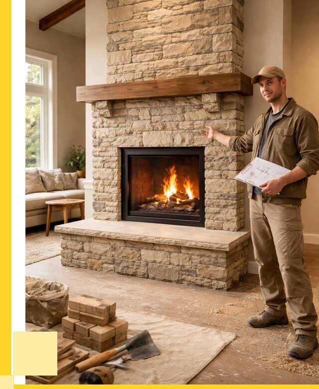 Камины под ключ в Омске от 186642 р. | ЭриданОмс — установка