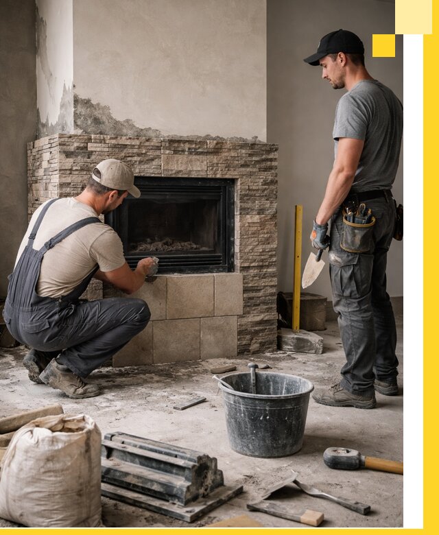 Камины под ключ в Омске: проект, изготовление и монтаж