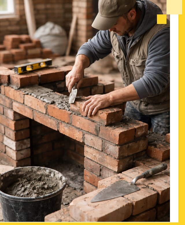 Кладка каминов под ключ в Омске профессиональная отделка и монтаж