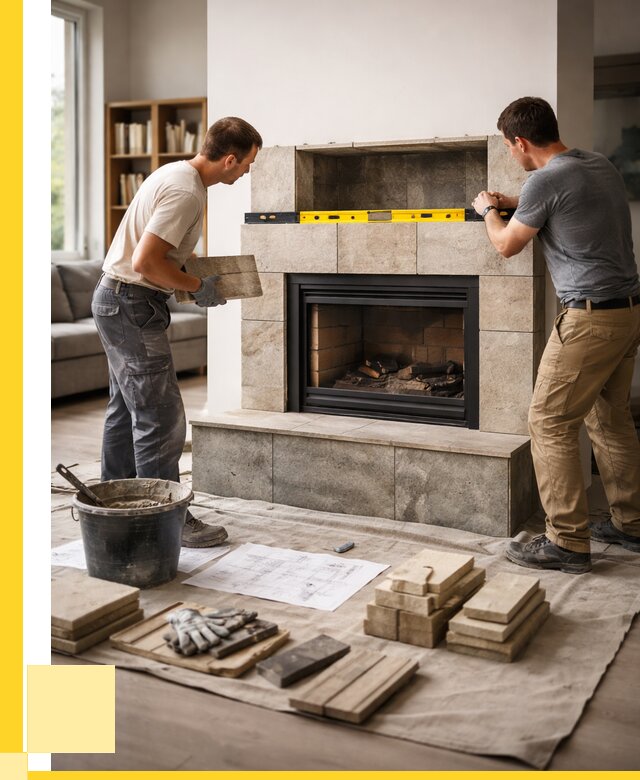 Монтаж каминов и установка в Омске от 46661 р. | ЭриданОмс