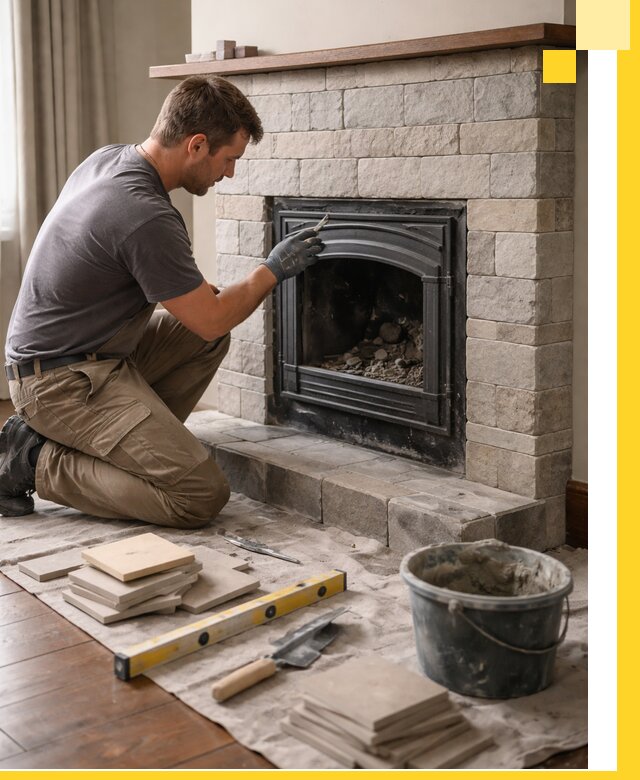 Профессиональный ремонт каминов в Омске восстановление и сервис