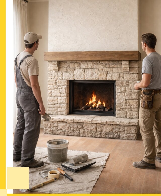 Отделка каминов в Омске от 6740 р. под ключ | ЭриданОмс