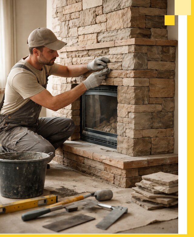 Проектирование и установка печей-каминов под ключ в Омске