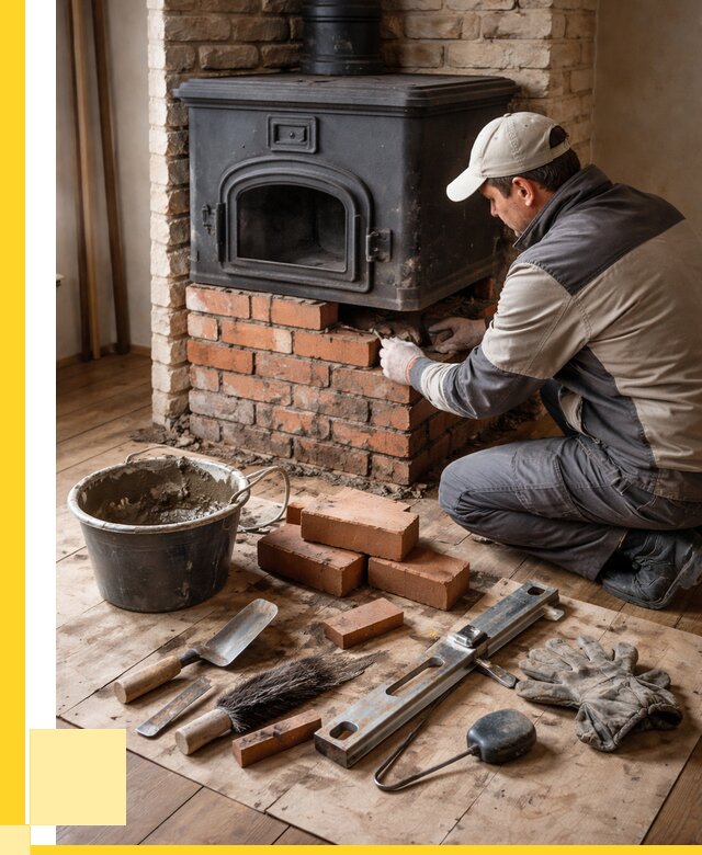 Ремонт печей в Омске от 12443 р., услуги печника ЭриданОмс