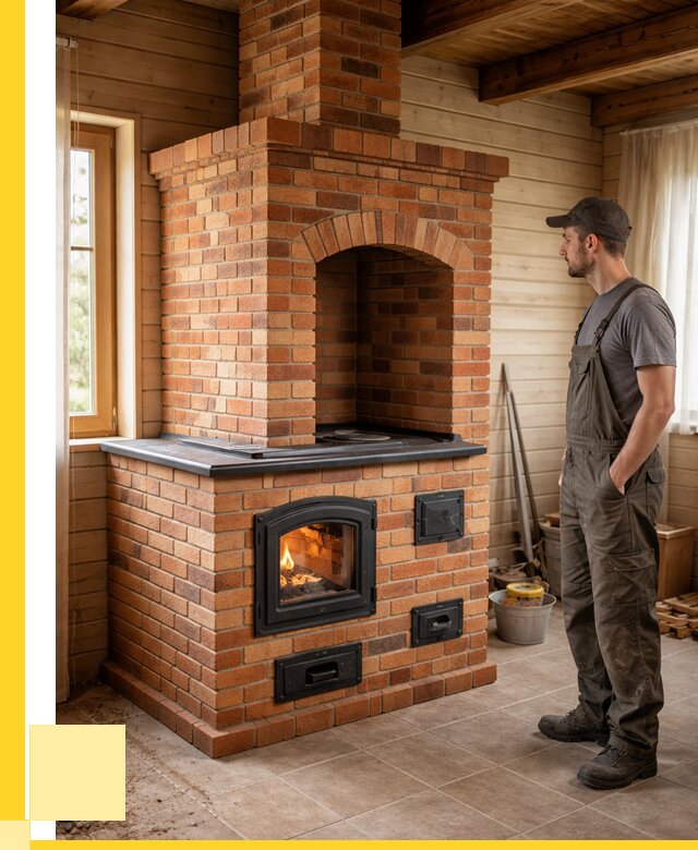 Кирпичные печи в Омске: купить от 155535 р. | ЭриданОмс