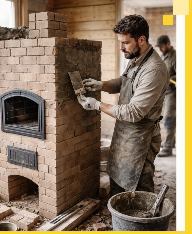 Изготовление и установка печей-шведок под ключ в Омске