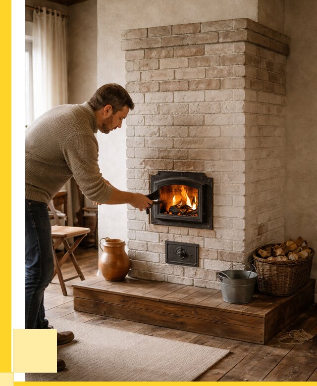 Печь голландка из кирпича в Омске от 88137 р. | ЭриданОмс