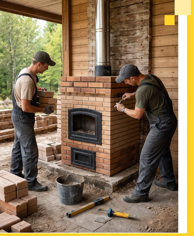 Производство и установка дачных печей под ключ в Омске