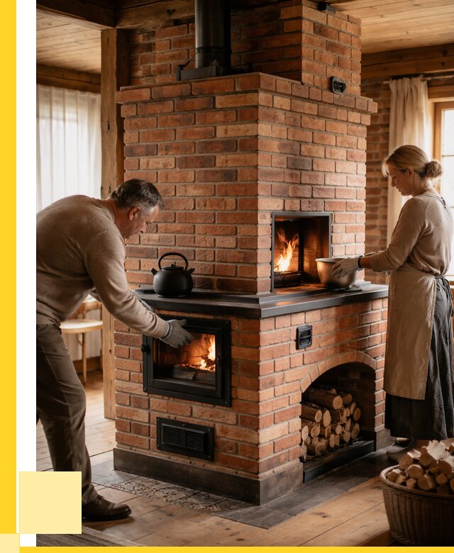 Печи для загородного дома под ключ в Омске от 82952 р. | ЭриданОмс