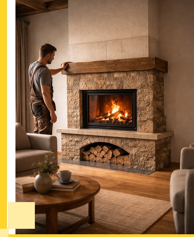 Печи камины для дома под ключ в Омске от 57030 р. | ЭриданОмс