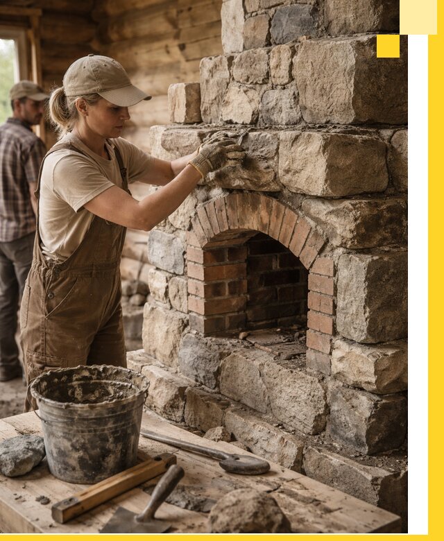 Каменные печи на заказ и монтаж в Омске, долговечные решения