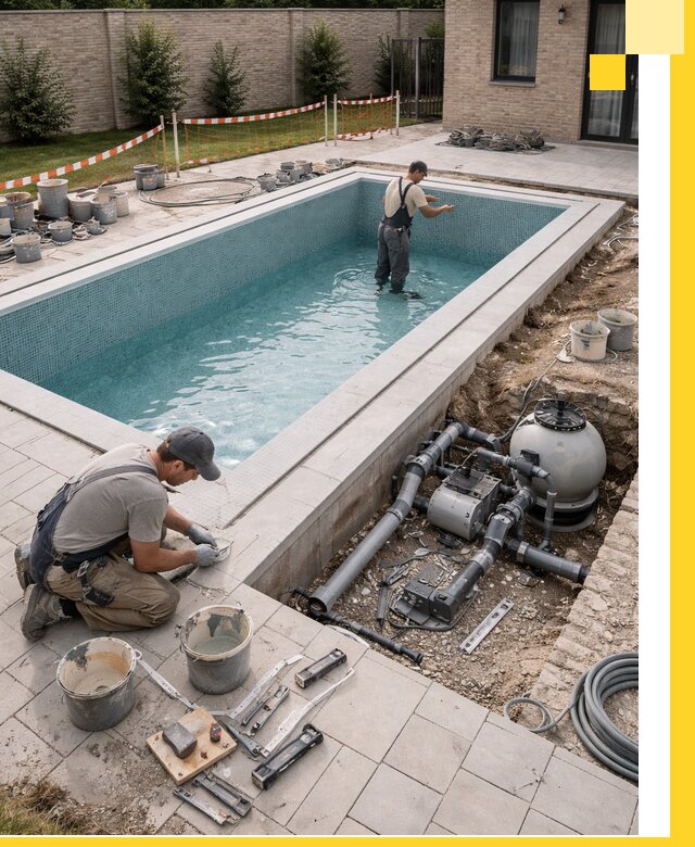 Строительство бассейнов под ключ в Омске: проекты и монтаж