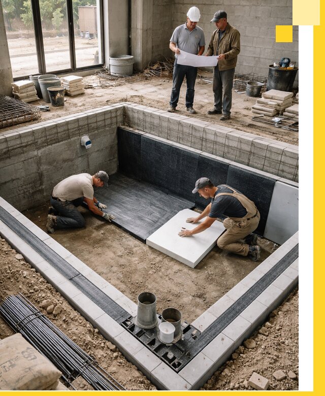 Проекты частных и общественных бассейнов под ключ в Омске