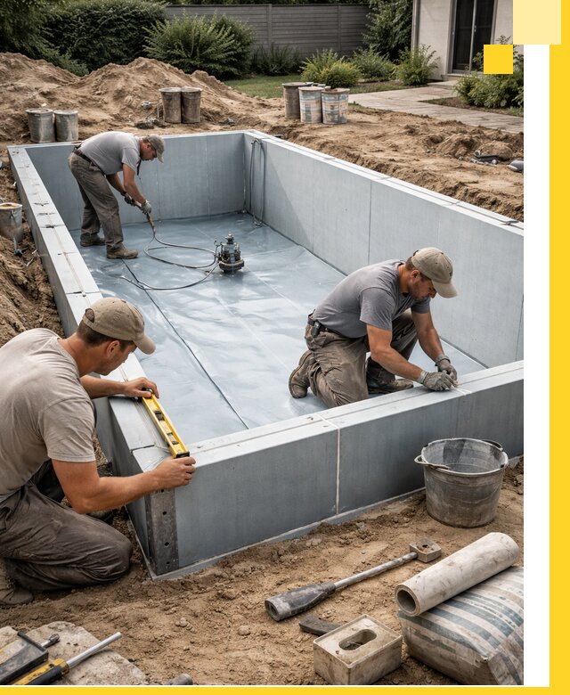 Профессиональный монтаж бассейнов под ключ в Омске с гарантией