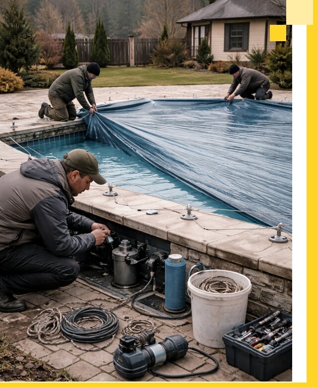 Консервация бассейнов в Омске: подготовка к длительному хранению