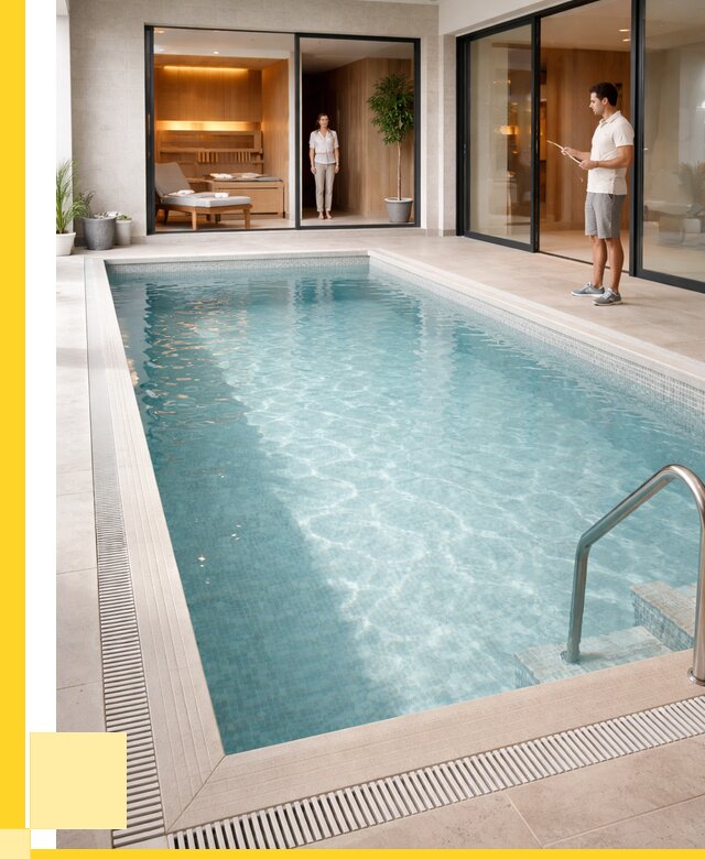 Отделка бассейна пленкой ПВХ в Омске от 3629 р. - ЭриданОмс