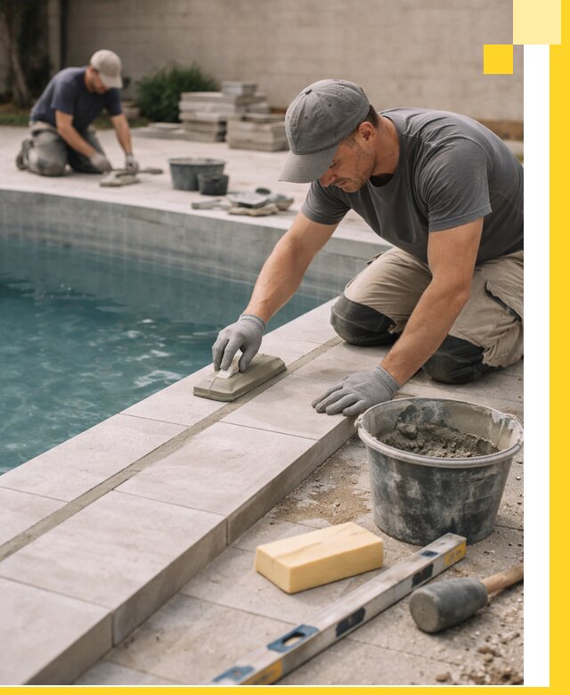 Отделка бассейнов в Омске: декоративная отделка и гидроизоляция