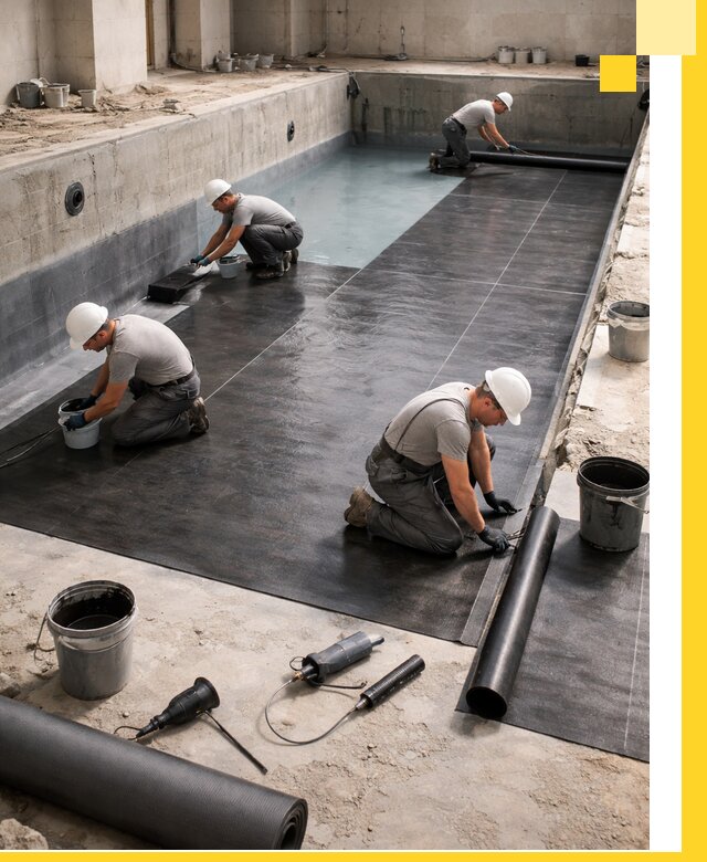 Профессиональная гидроизоляция бассейнов и чаш в Омске под ключ