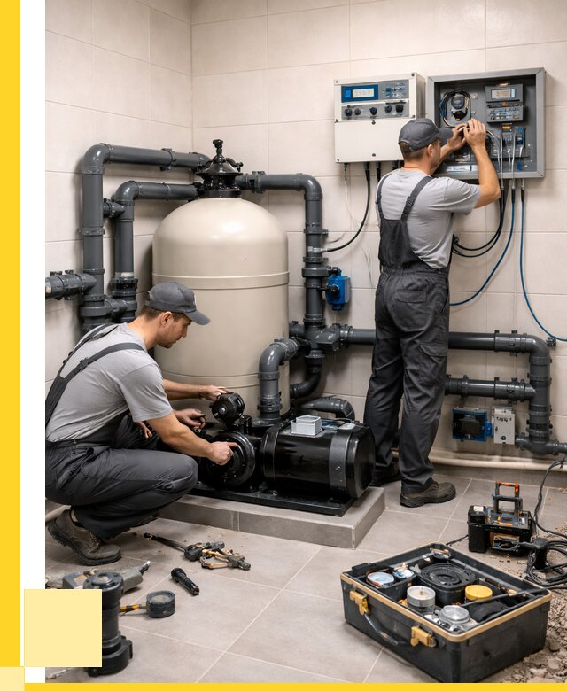 Монтаж оборудования для бассейнов в Омске от 41476 р. | ЭриданОмс