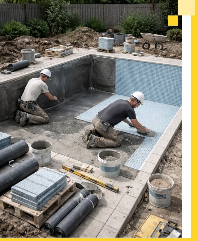 Проектирование и строительство стационарных бассейнов в Омске