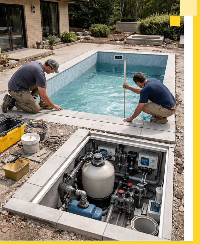 Строительство качественных домашних бассейнов под ключ в Омске