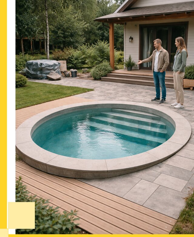 Бассейн на даче под ключ в Омске от 207380 р., ЭриданОмс