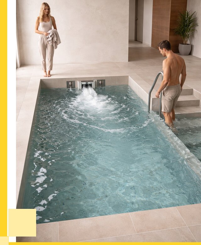 Бассейн с противотоком в Омске от 259225 р. | ЭриданОмс