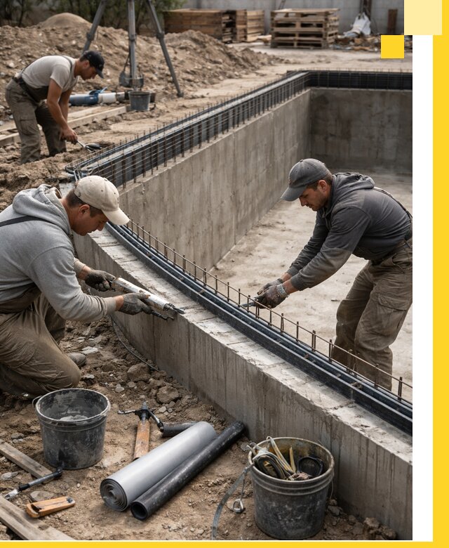 Качественный монтаж чаши бассейна в Омске под ключ с гарантией