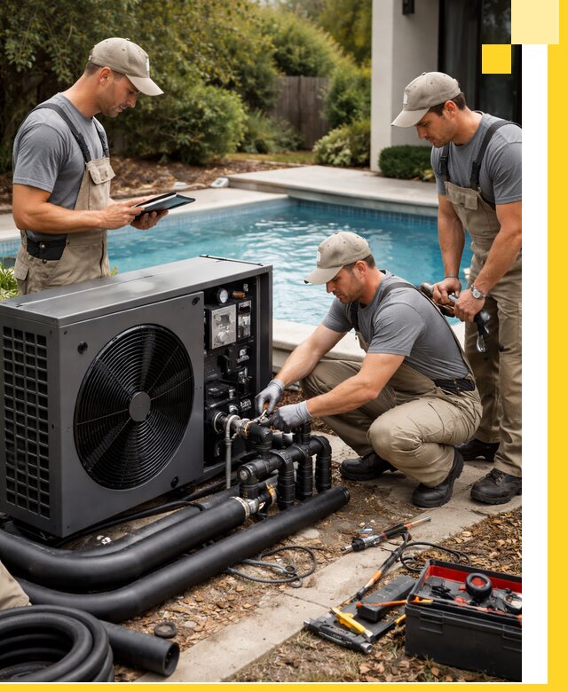 Проектирование и установка тепловых насосов для бассейнов в Омске