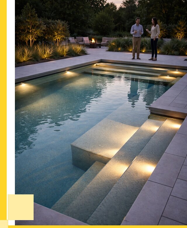 Освещение бассейнов в Омске под ключ от 25923 р. | ЭриданОмс