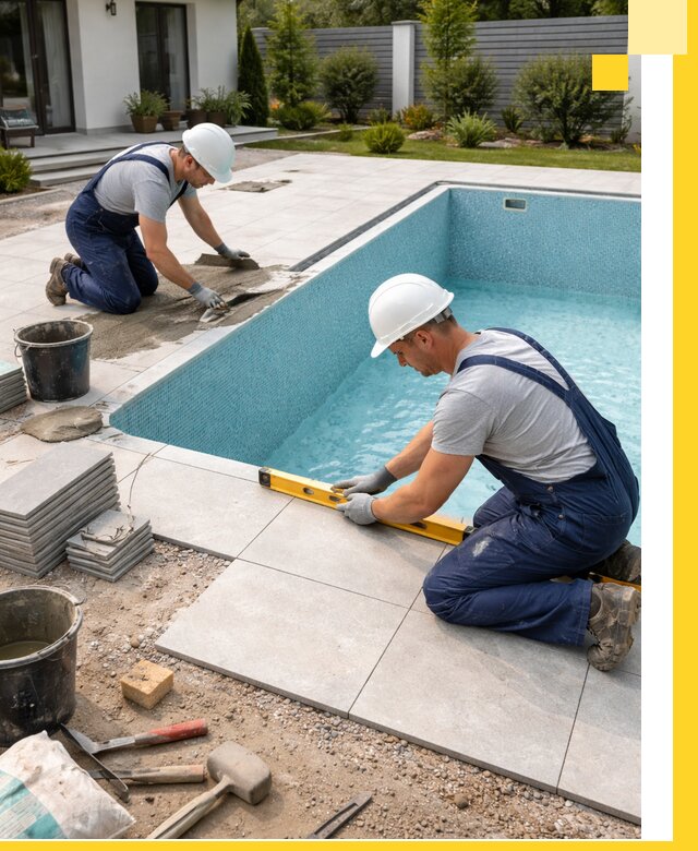 Строительство и монтаж плавательных бассейнов под ключ в Омске