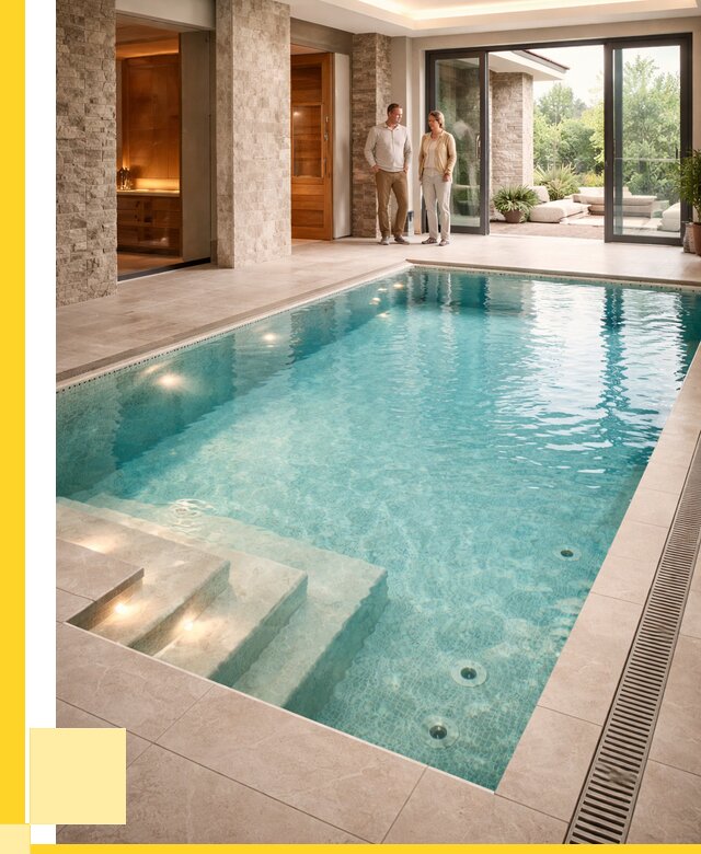 Бассейн во дворе в Омске: проект, отделка от 1244280 р. | ЭриданОмс