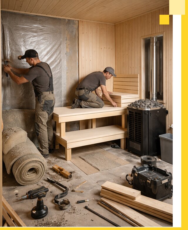 Проекты саун под ключ в Омске дизайн и строительство