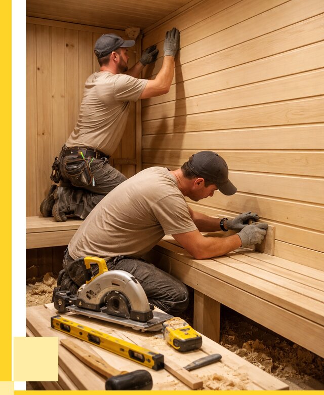 Обшивка саун вагонкой в Омске от 2592 р. | ЭриданОмс