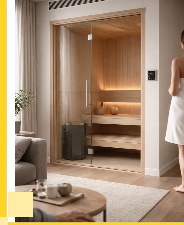 Сауна в квартире под ключ в Омске от 124428 р. ЭриданОмс