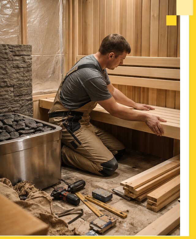 Сауны для дома под ключ с проектированием и монтажом в Омске