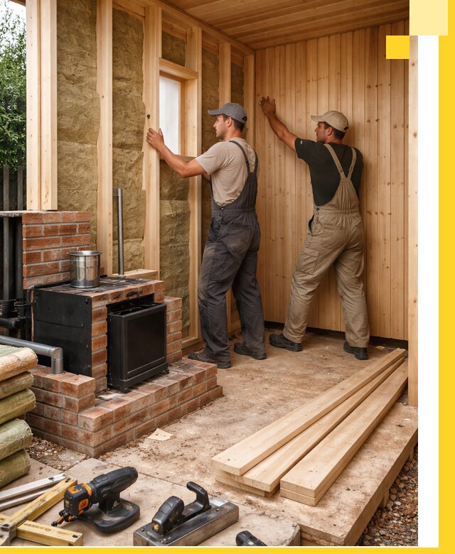 Строительство и установка дачных саун под ключ в Омске