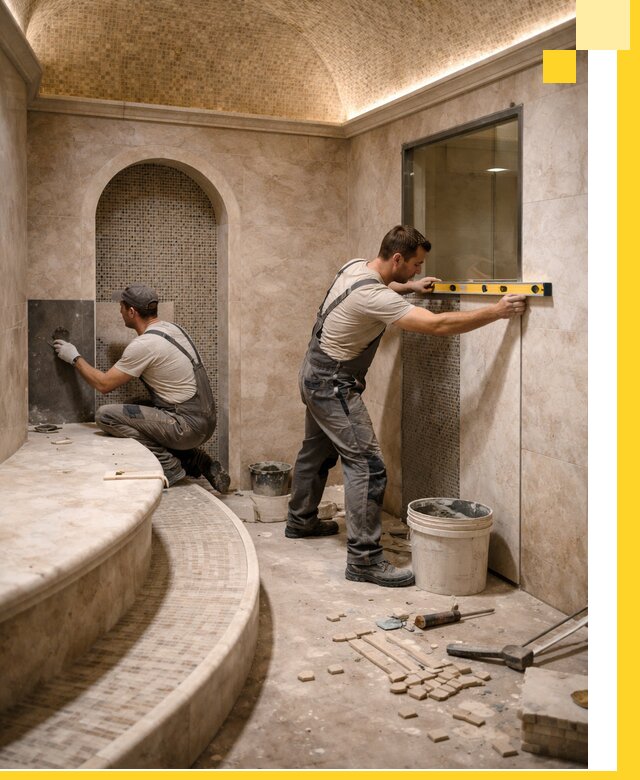 Проектирование и строительство саун с хамамом под ключ в Омске