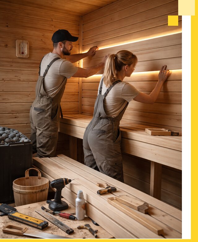 Дизайн саун и бань под ключ с индивидуальным проектом в Омске