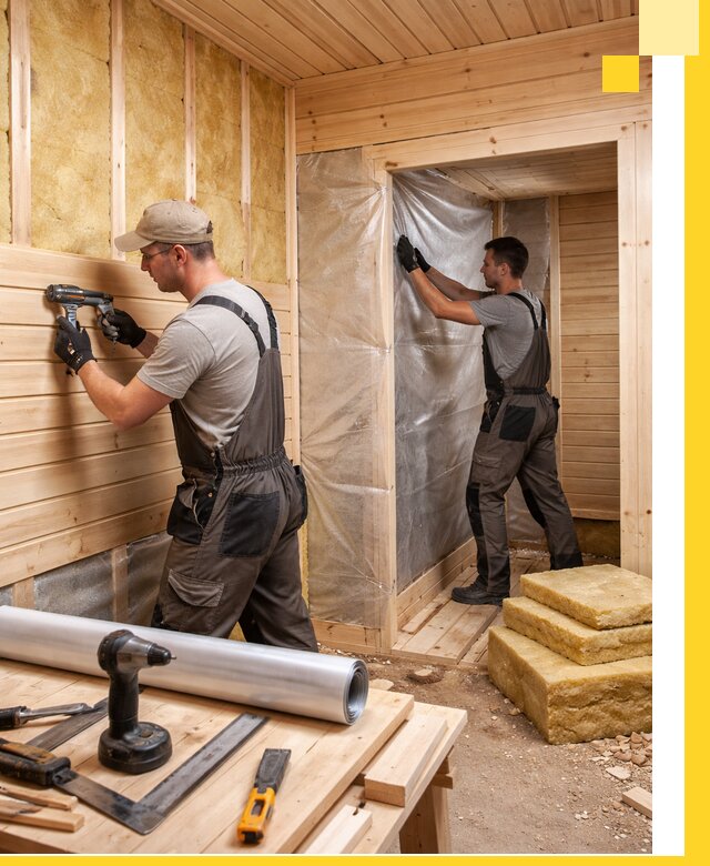 Бани под ключ в Омске с проектом и полным монтажом