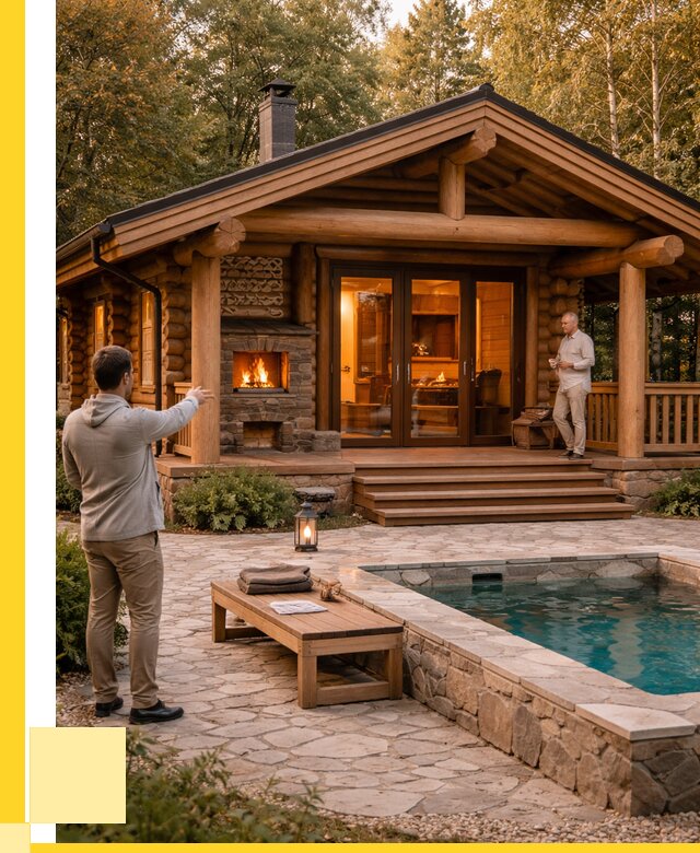 Проекты бань и хамам в Омске от 25923 р. | ЭриданОмс