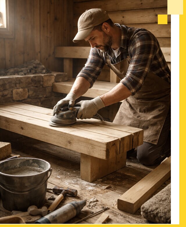 Ремонт бань под ключ в Омске с гарантией качества и сроков