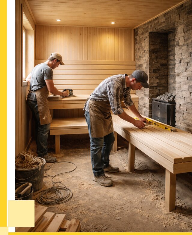 Отделка бани в Омске: внутренняя отделка от 3111 р. | ЭриданОмс