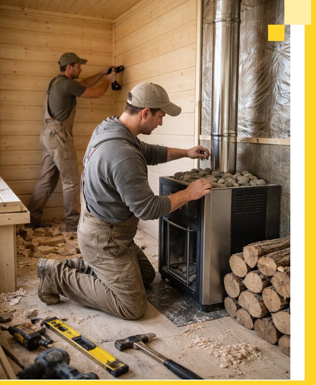 Строительство деревянных бань под ключ в Омске проекты и монтаж